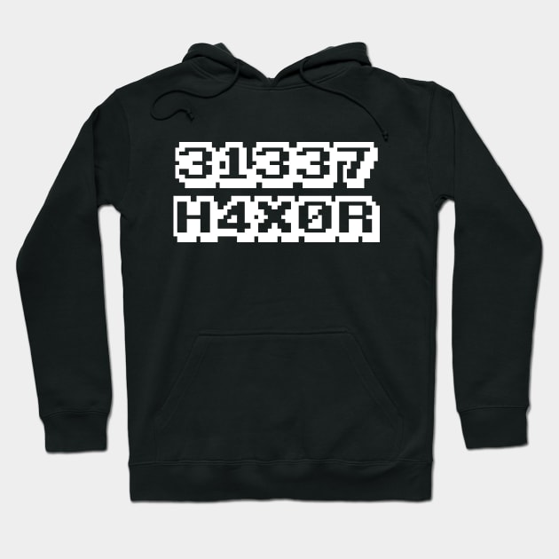 31337 H4X0R Hoodie by tinybiscuits